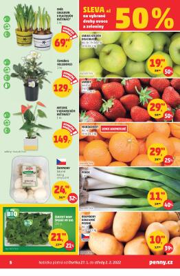 akční leták Penny Market 27.1.2022-2.2.2022