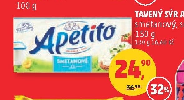 Tavený sýr Apetito
