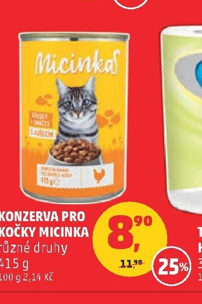 Konzerva pro kočky Micinka