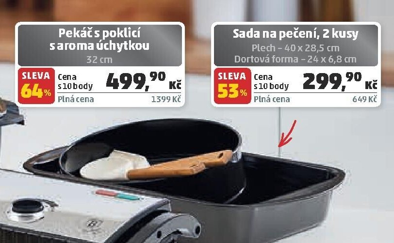 Pekáč s poklicí s aroma úchytkou 32 cm