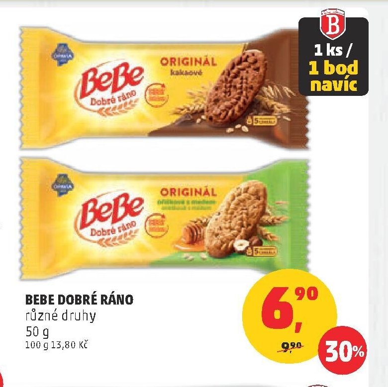 BeBe Dobré ráno různé druhy 50 g