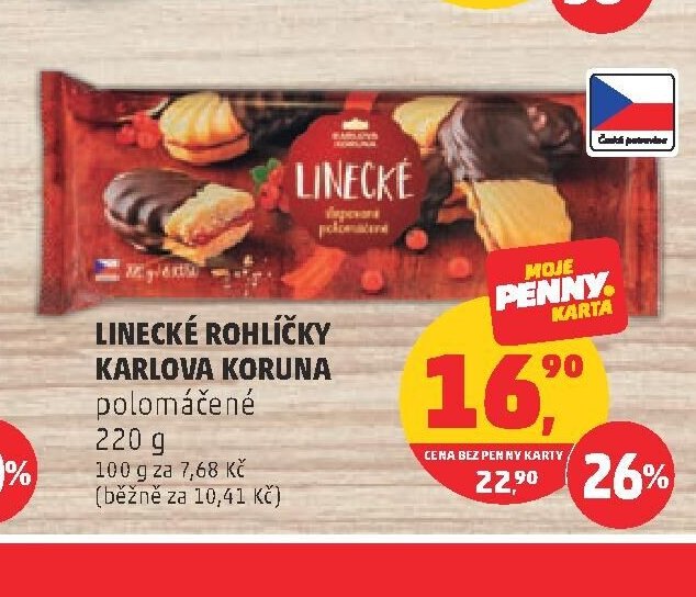 LINECKÉ ROHLÍČKY KARLOVA KORUNA