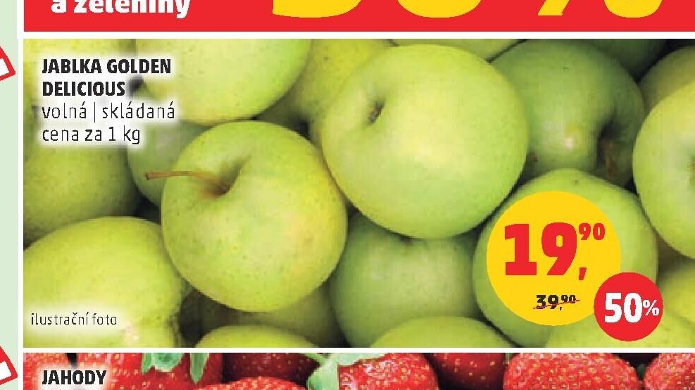 JABLKA GOLDEN DELICIOUS