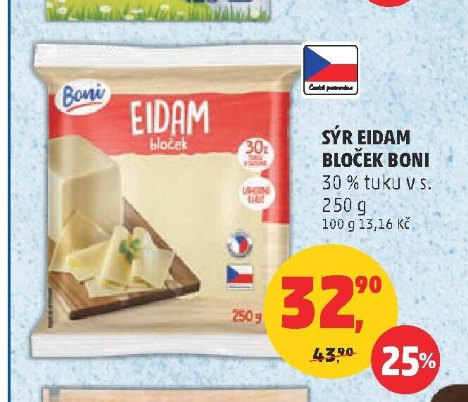 SÝR EIDAM BLOČEK BONI