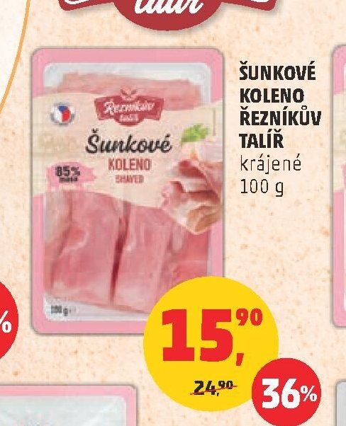 Šunkové koleno Řezníkův talíř