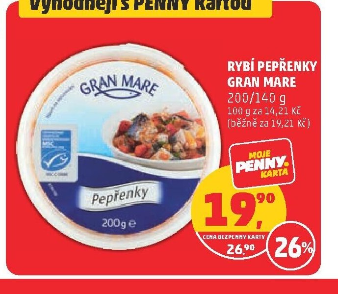 Rybí pepřenky Gran Mare