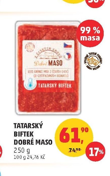 Tatarský biftek Dobré maso