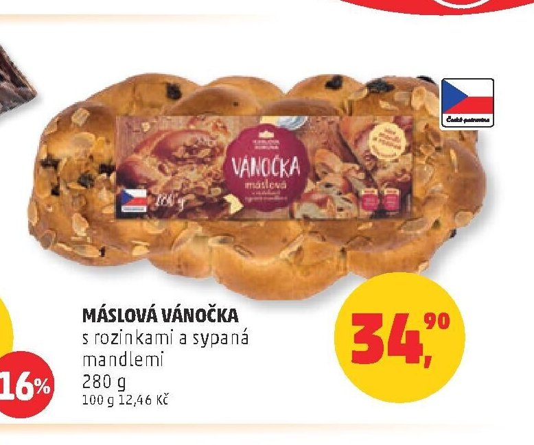 Máslová vánočka