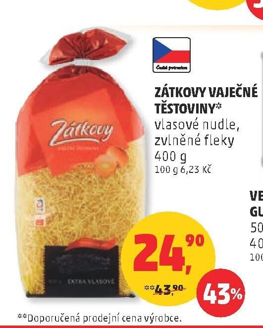 Zátkovy vaječné těstoviny