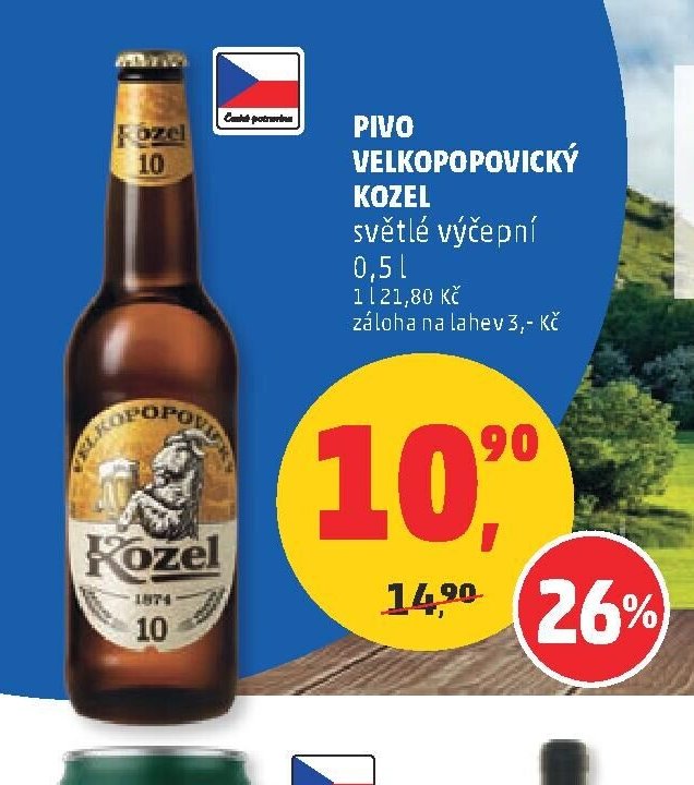 PIVO VELKOPOPOVICKÝ KOZEL