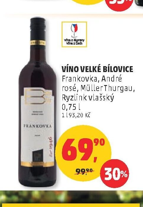 VÍNO VELKÉ BÍLOVICE