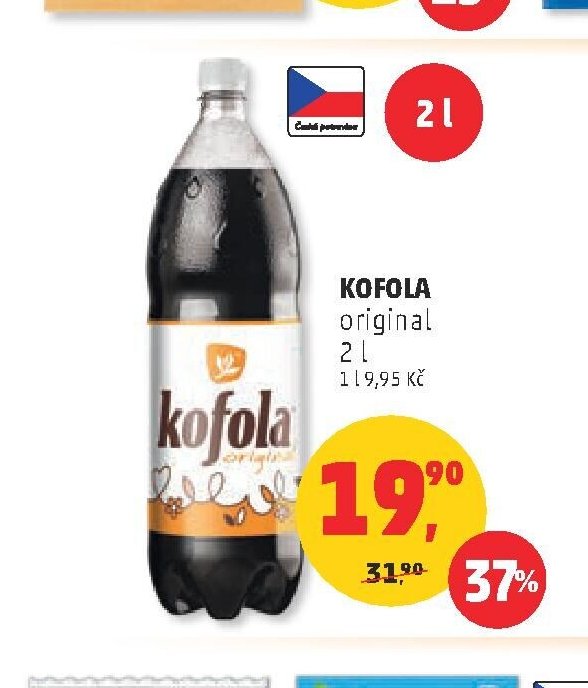 Kofola original 2 l
