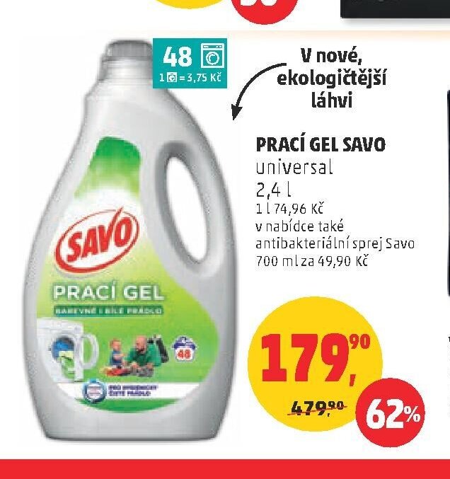 PRACÍ GEL SAVO universal