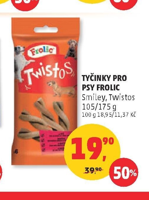 TYČINKY PRO PSY FROLIC