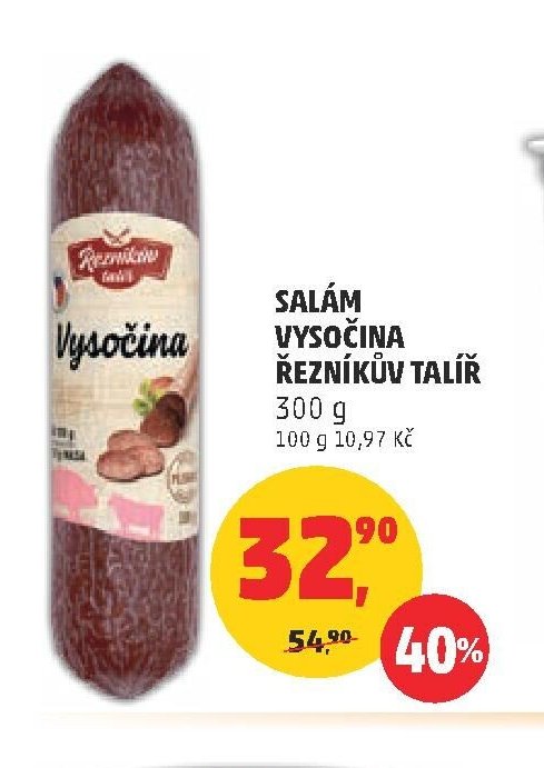 Salám Vysočina Řezníkův Talíř