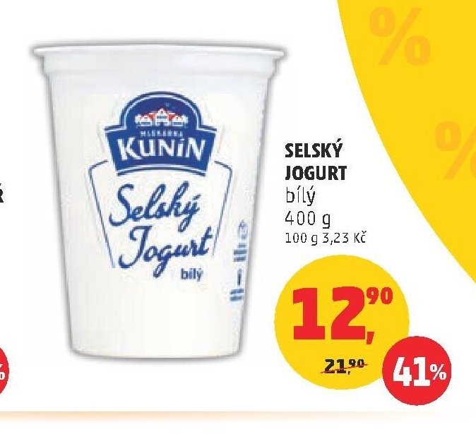 Selský jogurt Kunín