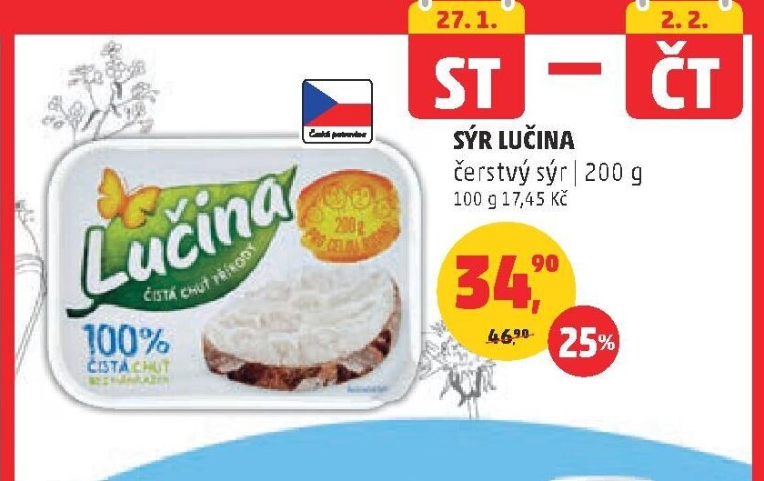 SÝR LUČINA 200 g