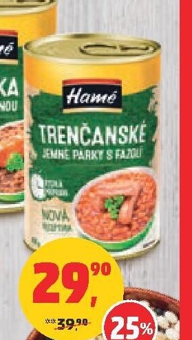 TRENČANSKÉ PÁRKY S FAZOLÍ 415 g