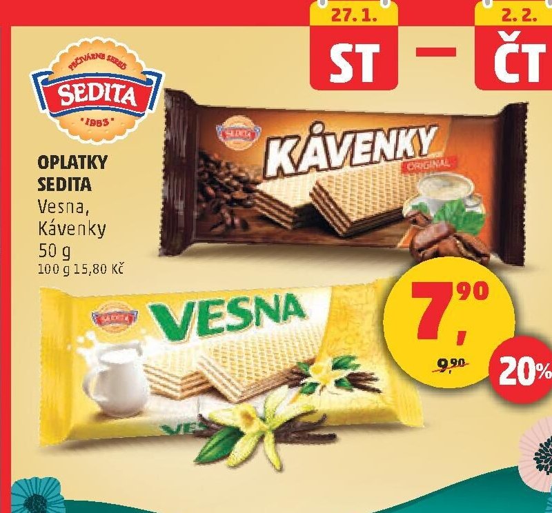 Sedita Vesna, Kávenky