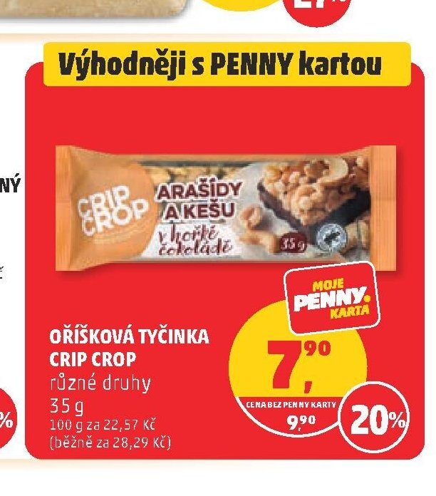 Oříšková tyčinka Crip Crop