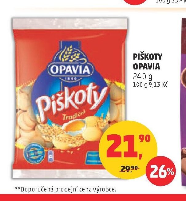 Piškoty Opavia