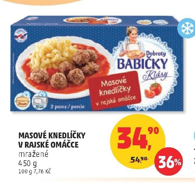 Masové knedlíčky v rajské omáčce