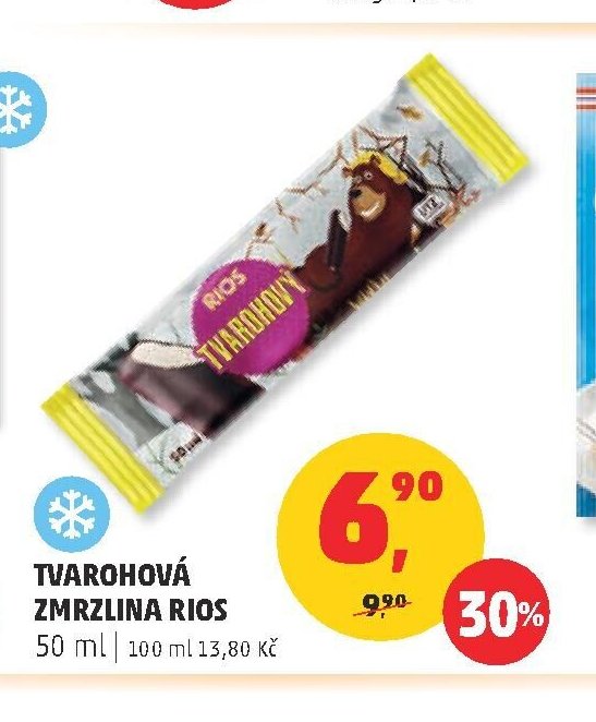 Tvarohová zmrzlina Rios