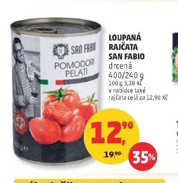 Loupaná rajčata San Fabio