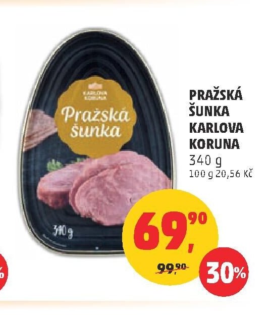 Pražská šunka Karlova Koruna