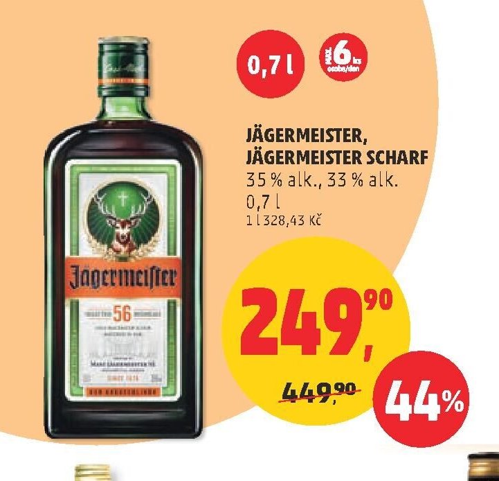 Jägermeister, Jägermeister Scharf