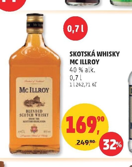 Skotská whisky Mc Illroy