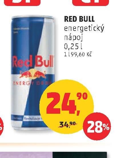RED BULL energetický nápoj