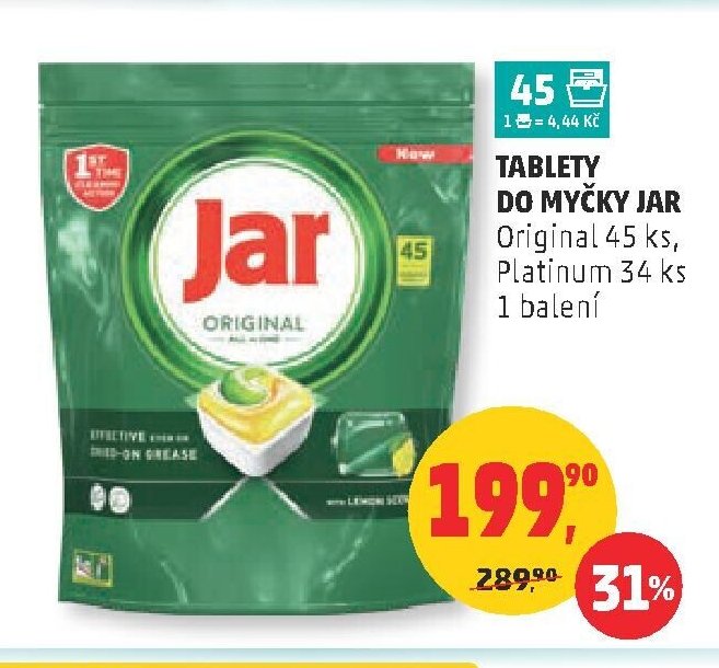 Tablety do myčky Jar