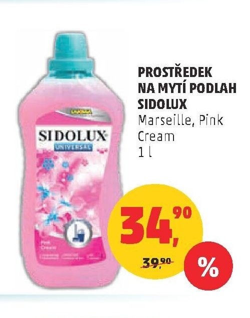 Prostředek na mytí podlah Sidolux