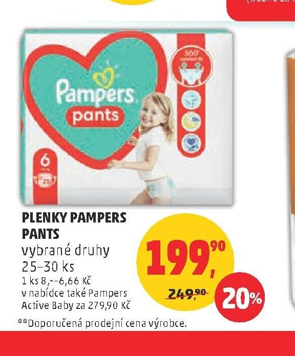Plenky Pampers Pants
