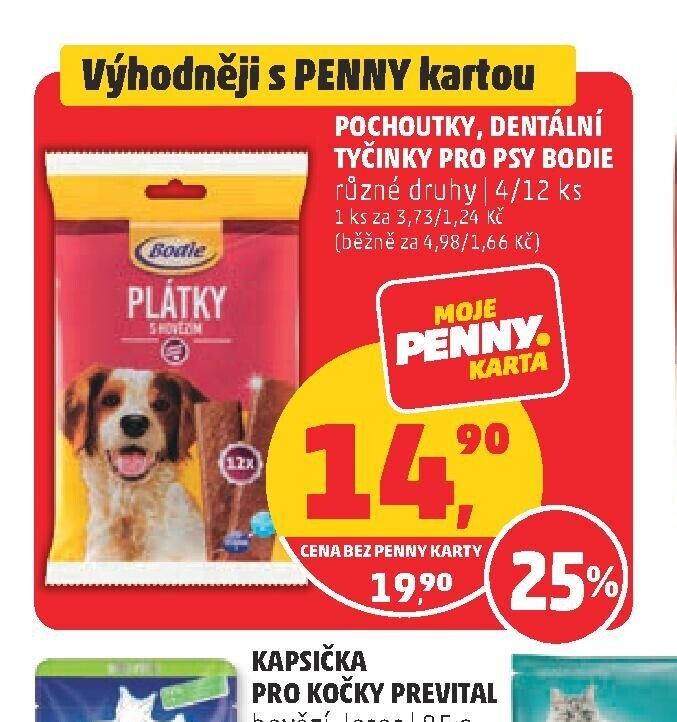 POCHOUTKY, DENTÁLNÍ TYČINKY PRO PSY BODIE