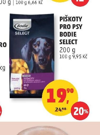 PIŠKOTY PRO PSY BODIE SELECT