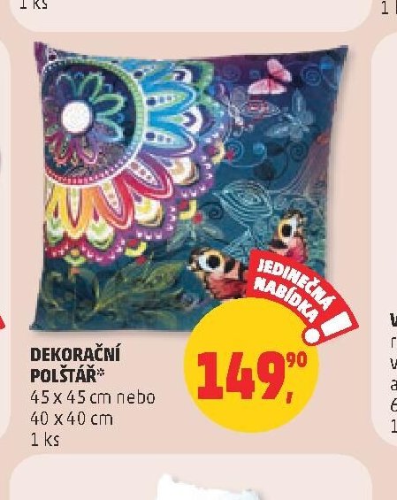 DEKORAČNÍ POLŠTÁŘ