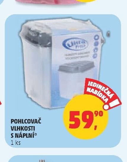 Pohlcovač vlhkosti s náplní