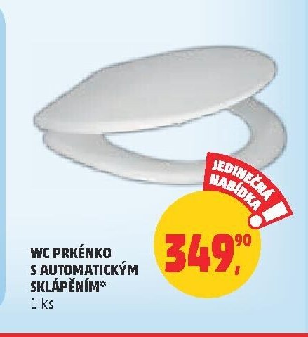 WC prkénko s automatickým sklápěním