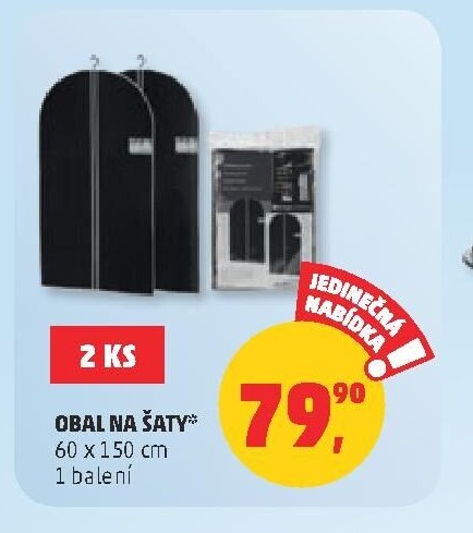 Obal na šaty 2 ks