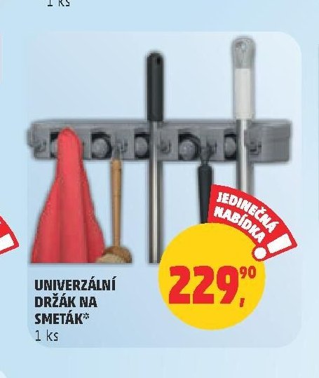 Univerzální držák na smeták