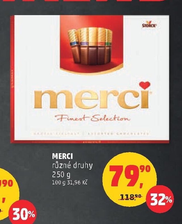 MERCI různé druhy 250 g