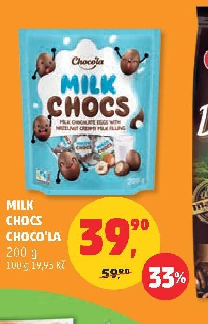 MILK CHOCS CHOCO'LA