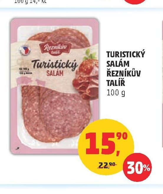 Turistický salám Řezníkův talíř