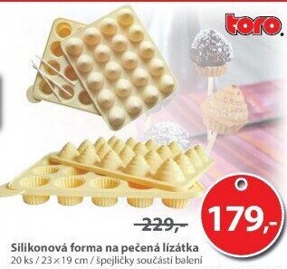 Silikonová forma na pečená lízátka Toro