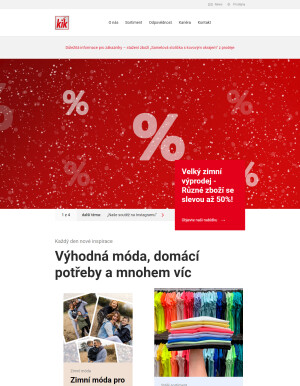 akční leták Kik textil 26.1.2022-1.2.2022