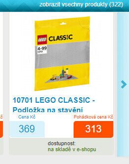 10701 LEGO CLASSIC - Podložka na stavění
