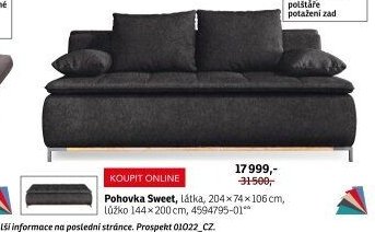 Pohovka Sweet - ASKO akcniletaky.com