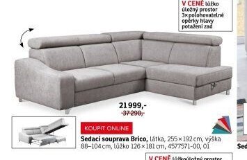Sedací souprava Brico - ASKO akcniletaky.com